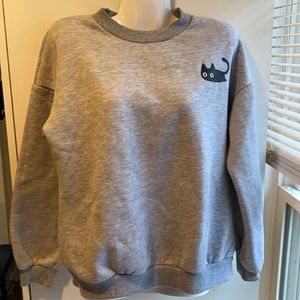 Shein cat sweatshirt